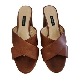 Nine West Women's Tan Mules